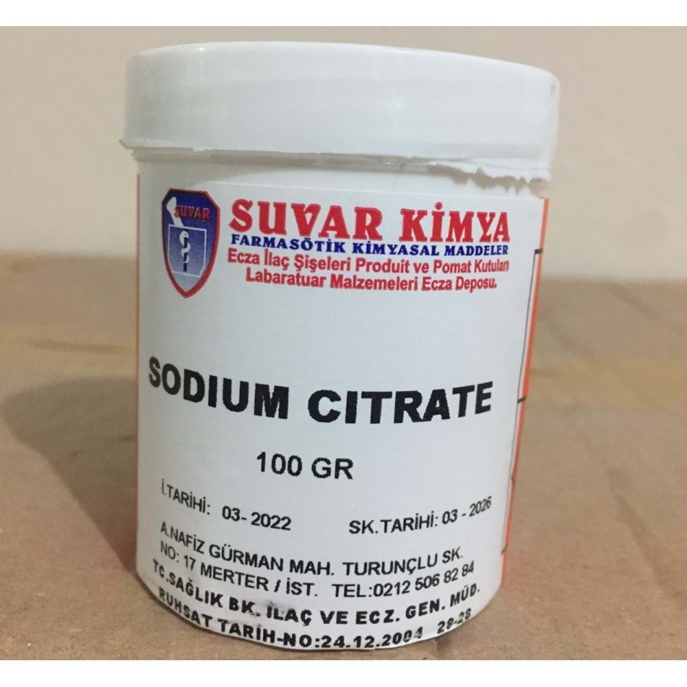 SODYUM CITRATE 100 GR