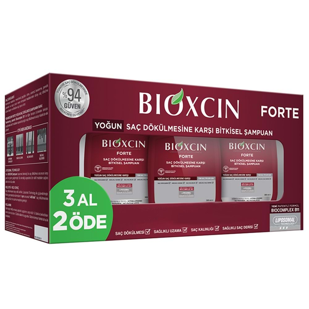 BİOXCİN ŞAMPUAN 3 AL 2 ÖDE FORTE