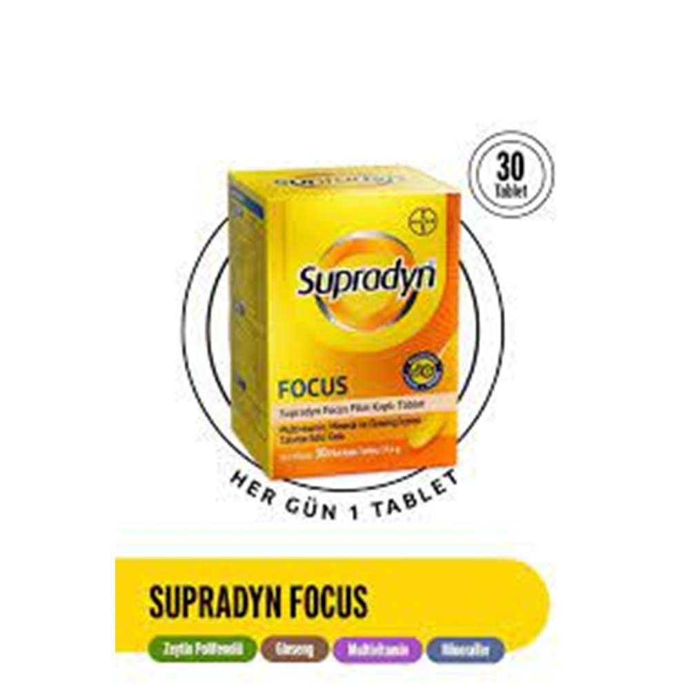 SUPRADYN ENERGY FOCUS 30 TABLET