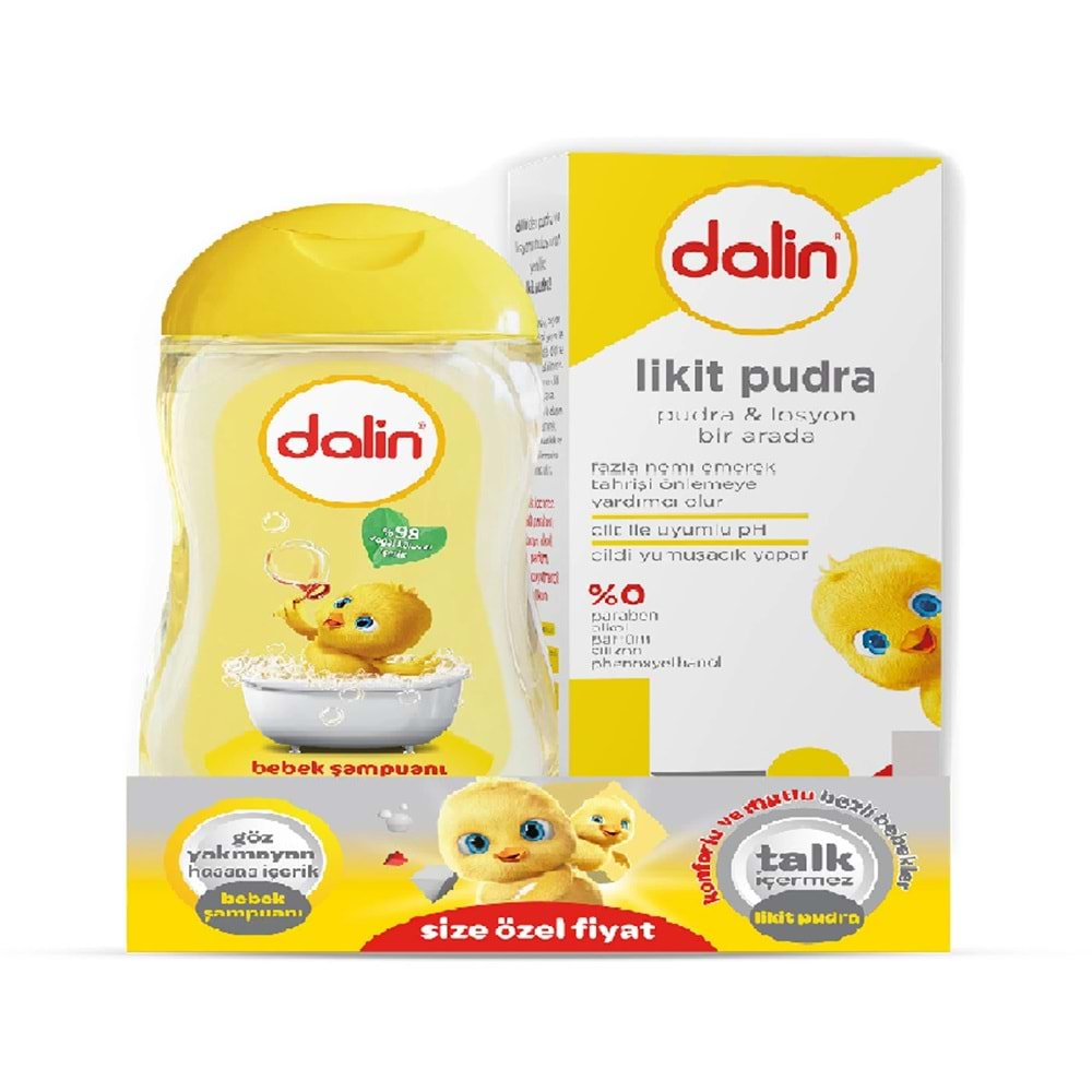 DALİN LİKİT PUDRA+ŞAMPUAN HEDİYELİ