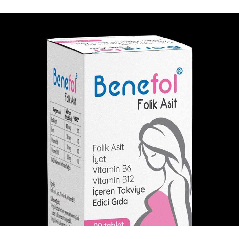 BENEFOL FOLİK ASİT 60 TABLET