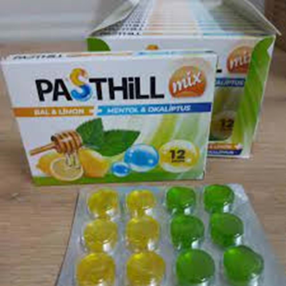 PASTİL BAL LİMON +MENTOL OKALİPTUS 12 Lİ DROPS