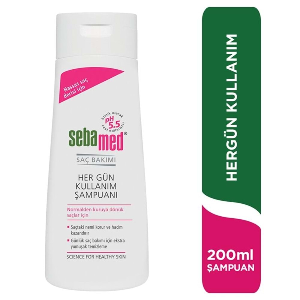 SEBAMED HERGÜN KULLANIM ŞAMPUANI 200 ML