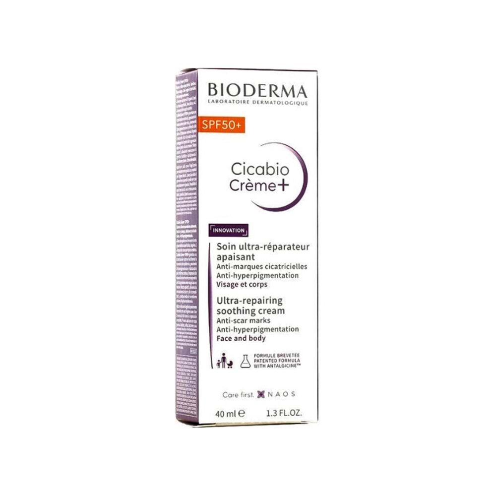 BİODERMA CICABIO CREM SPF50+ 40 ML ONARICI GÜNEŞ KREMİ