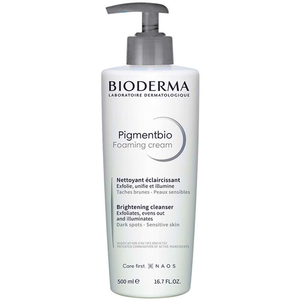 BİODERMA PİGMENTO FOAMİNG CREAM 500 ML (PEELİNG ETKİLİ TEMİZLEME JELİ)
