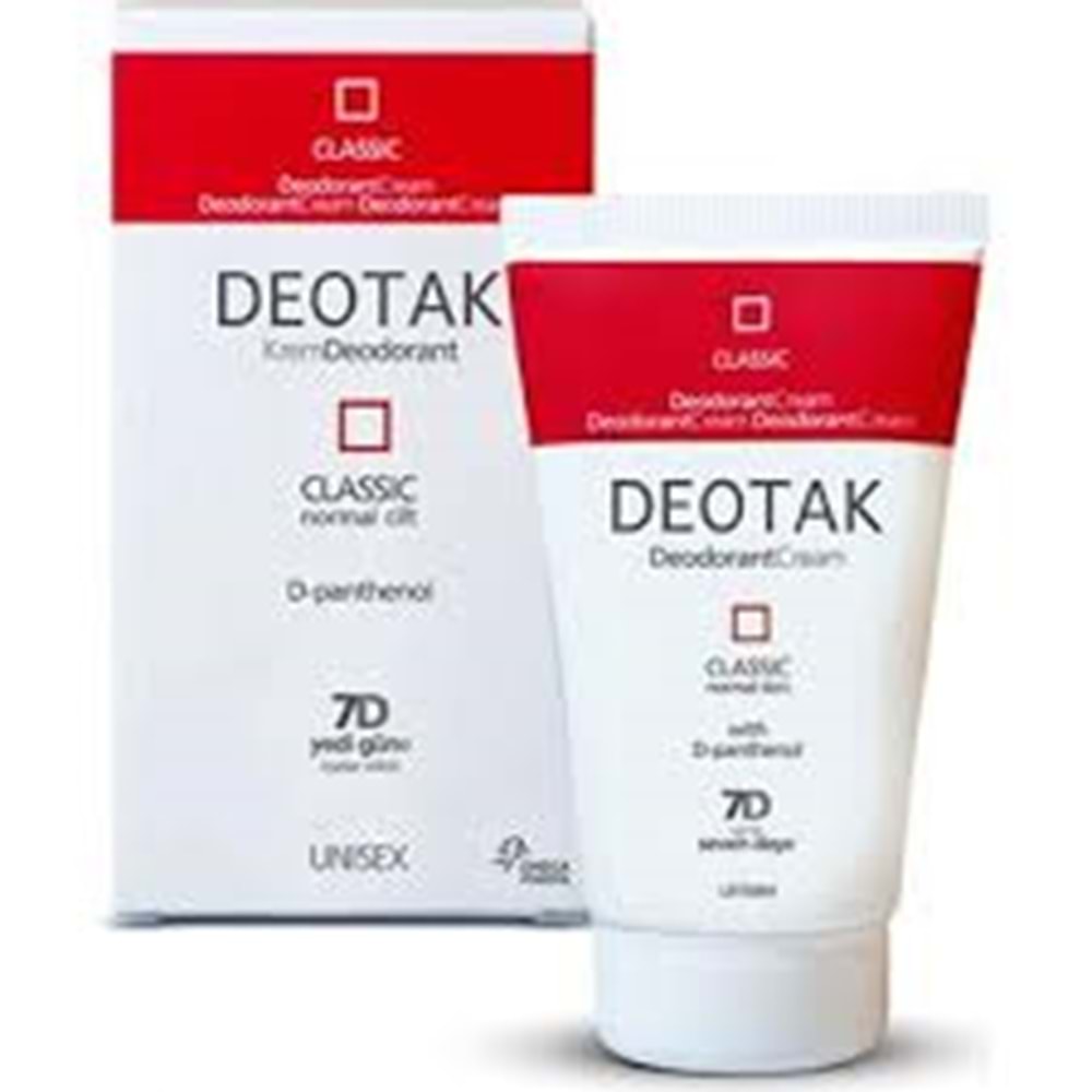 DEOTAK KREM DEODORANT CLASSİC