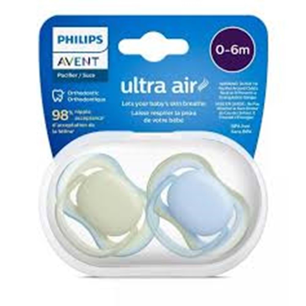 AVENT YENİ ULTRA AİR EMZİK 0-6 2 Lİ