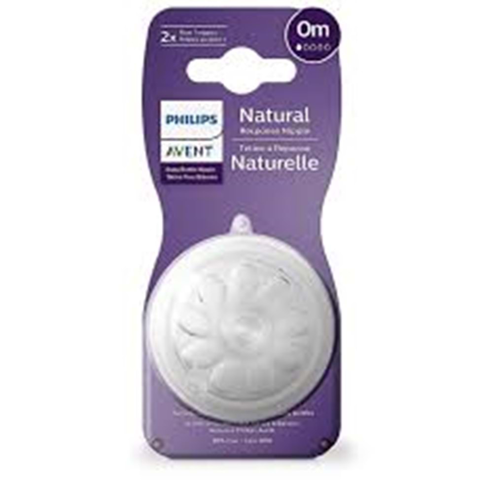 AVENT DOĞAL TEPKİLİ 2 İ BİBERON EMZİĞİ NO:2 0+AY