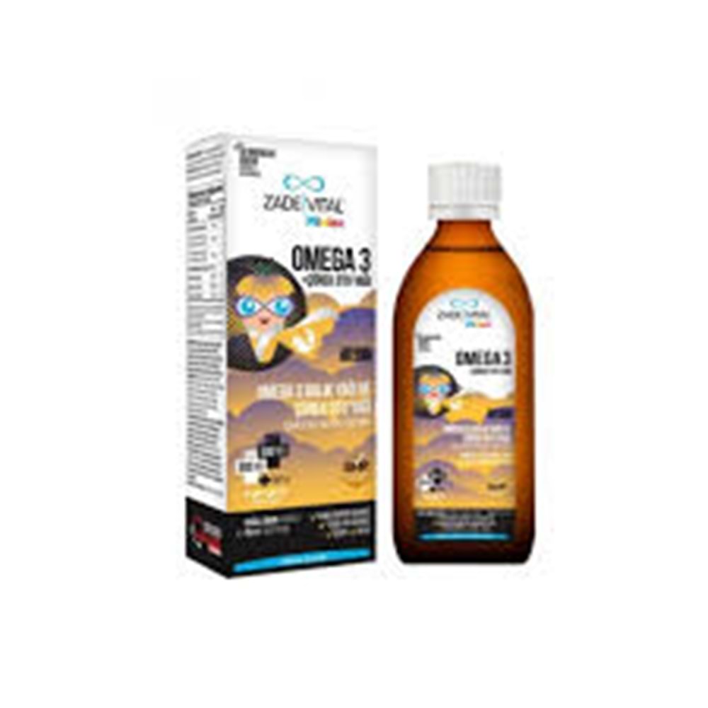 ZADE VİTAL MİNİZA OMEGA 3 BALIK YAĞI + ÇÖREKOTU YAĞI 150 ML