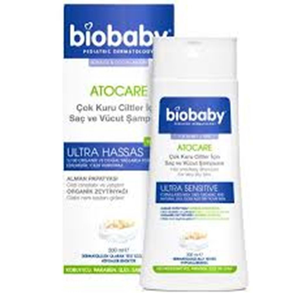 BİOBABY ATOPİK CİLT ŞAMPUANI 300 ML(ÇOK KURU CİLT İÇİN)