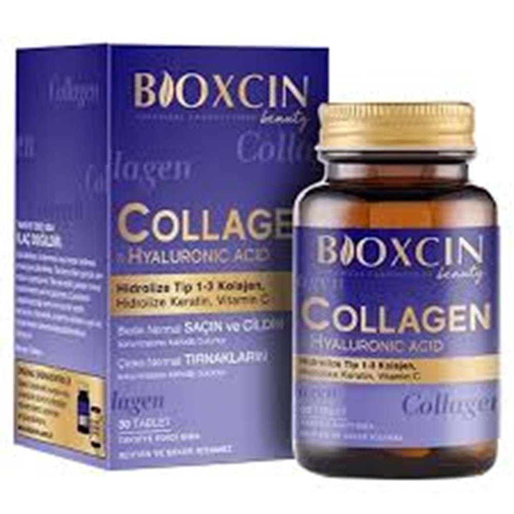 BİOXCİN COLLAGEN HYALURONIC ACID 30 TABLET