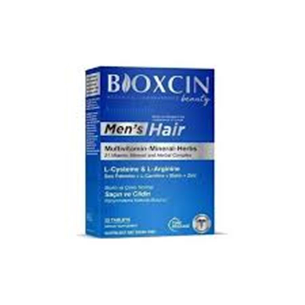 BİOXCİN MENS HAIR 30 TAB L-ARJININ L-SİSTEİN L-KARNİTİN