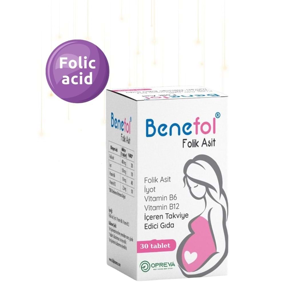 BENEFOL FOLİK ASİT 30 TABLET