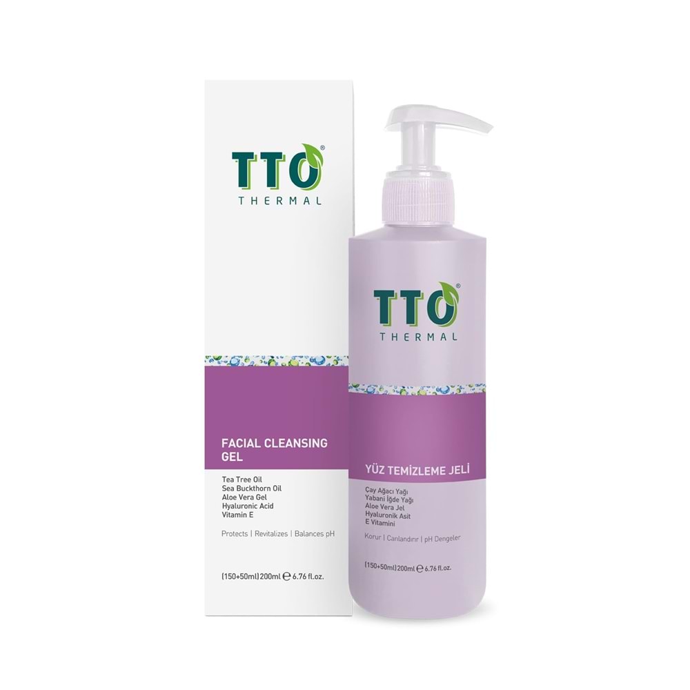 TTO YÜZ TEMİZLEME JELİ 150+50 ML ( ÇAY AĞACI YAĞI )