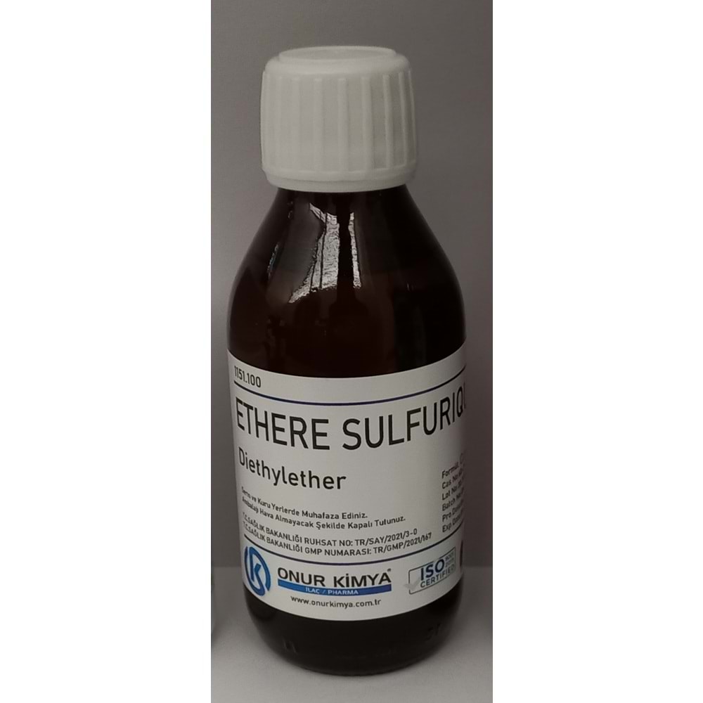 ETHER SULFURIQUE 100 CC 0887