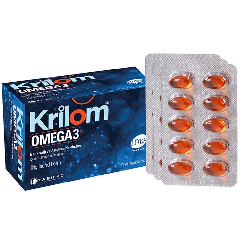 KRİLOM OMEGA 3 50 KAPSÜL