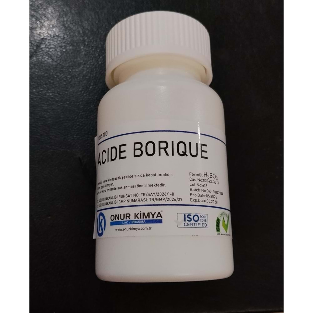 ASİT BORİK 100 GR 0603