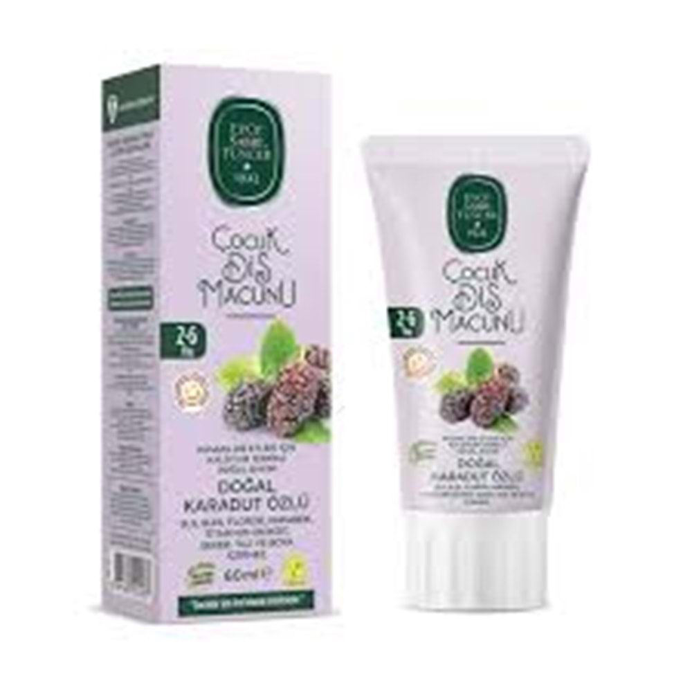 EYÜP SABRİ TUNCER ÇOCUK DİŞ MACUNU KARADUT 60 ML
