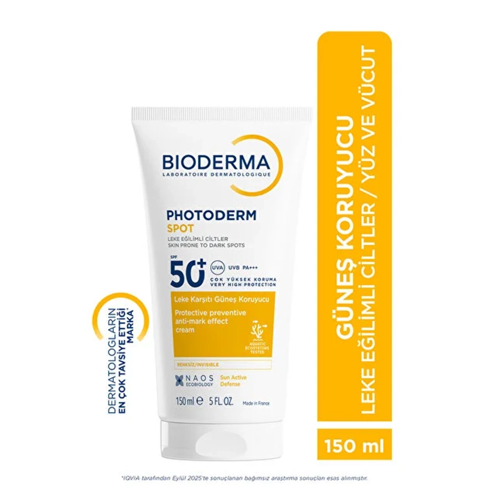BİODERMA SPOT SPF+ 150 ML GÜNEŞ KREMİ(LEKEYE EĞİLİMLİ CİLTLER İÇİN)0033 YENİ AMBALAJ