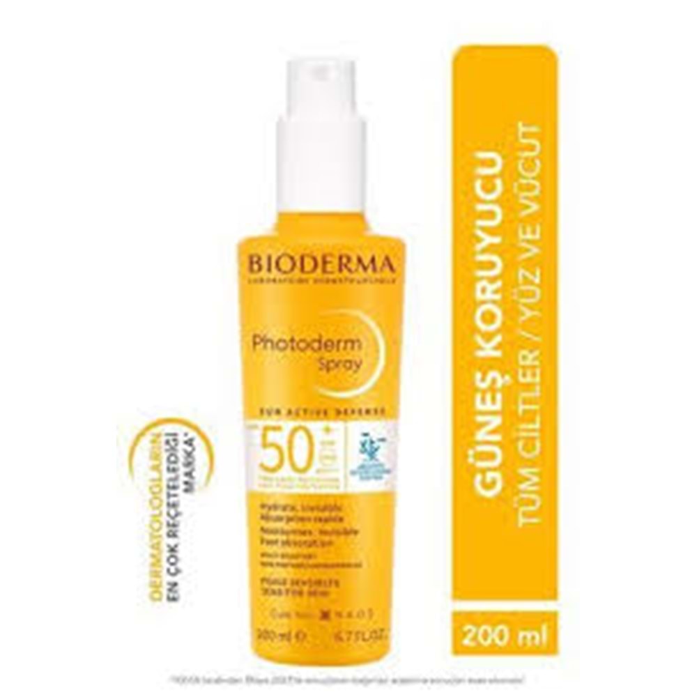 BİODERMA PHOTODERM SPREY SPF50+ 200 ML