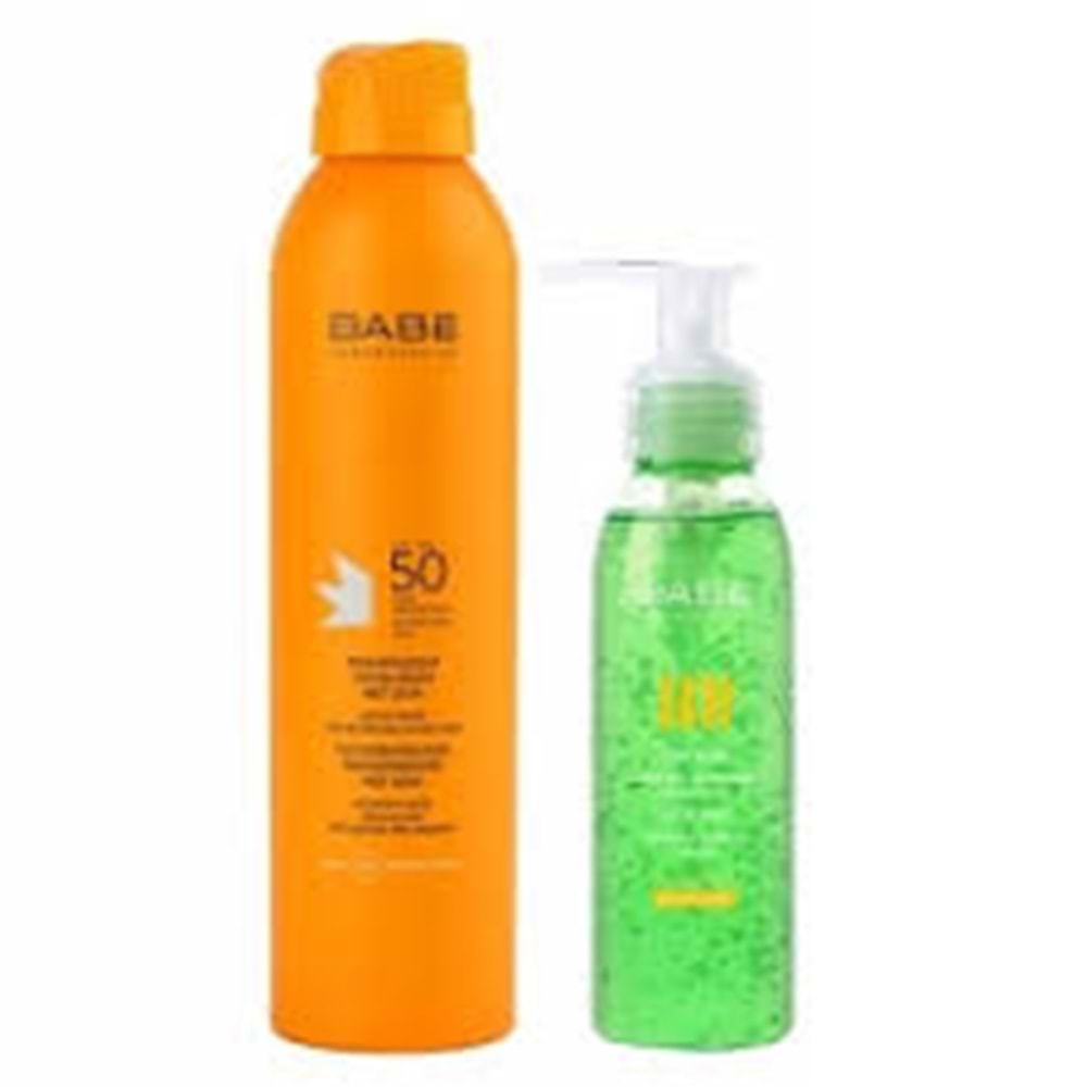 BABE TRANSPARAN SUNSCREEN WET SKIN SPF500+200 ML+ALOE VERA JEL 90 GR