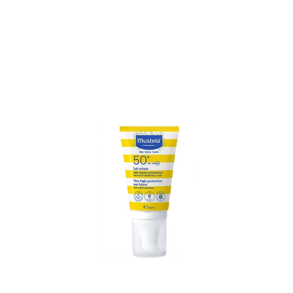 MUSTELA GÜNEŞ KREMİ YÜKSEK FAKTÖRLÜ SPF50+ 40 ML LOSYON ( TÜM AİLE İÇİN )
