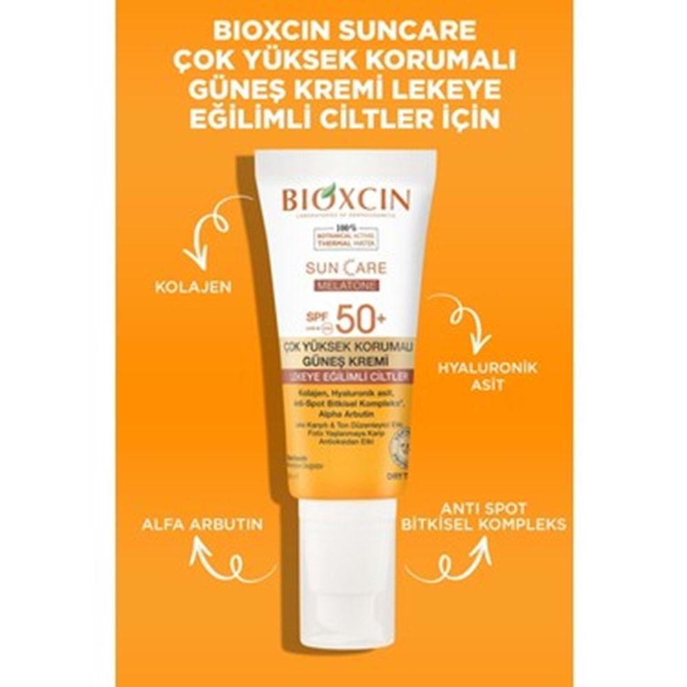 BİOXCIN GÜNEŞ KREMİ SUN CARE SPF50+ DRY TOUCH ÇOK YÜKSEK KORUMALI ( LEKEYE EĞİMLİ CİLTLER İÇİN ) 50 ML