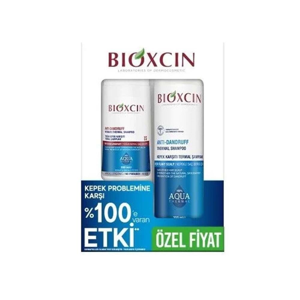 BİOXCİN AQUA TEHERMAL KEPEK KARŞITI +YOĞUN KEP.KARŞITI 200+300 ML
