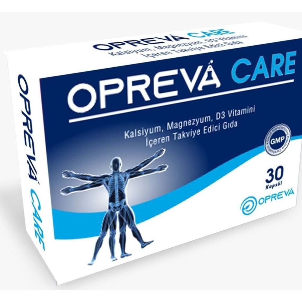 OPREVA CARE 30 TABLET ( KALSİYUM & MAGNEZYUM & VİT.D3 )
