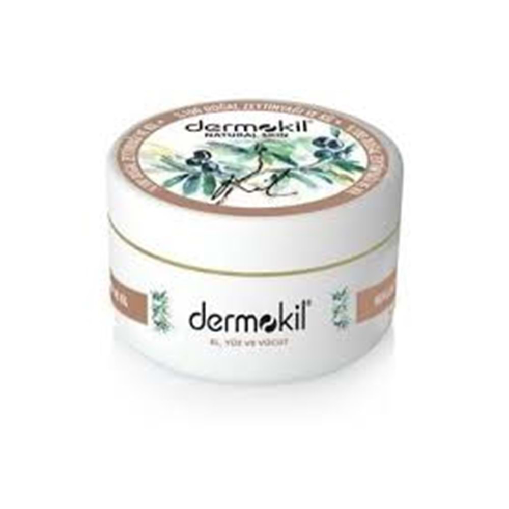 DERMOKİL EL VE YÜZ KREMİ 300 ML DOĞAL ZEYTİN