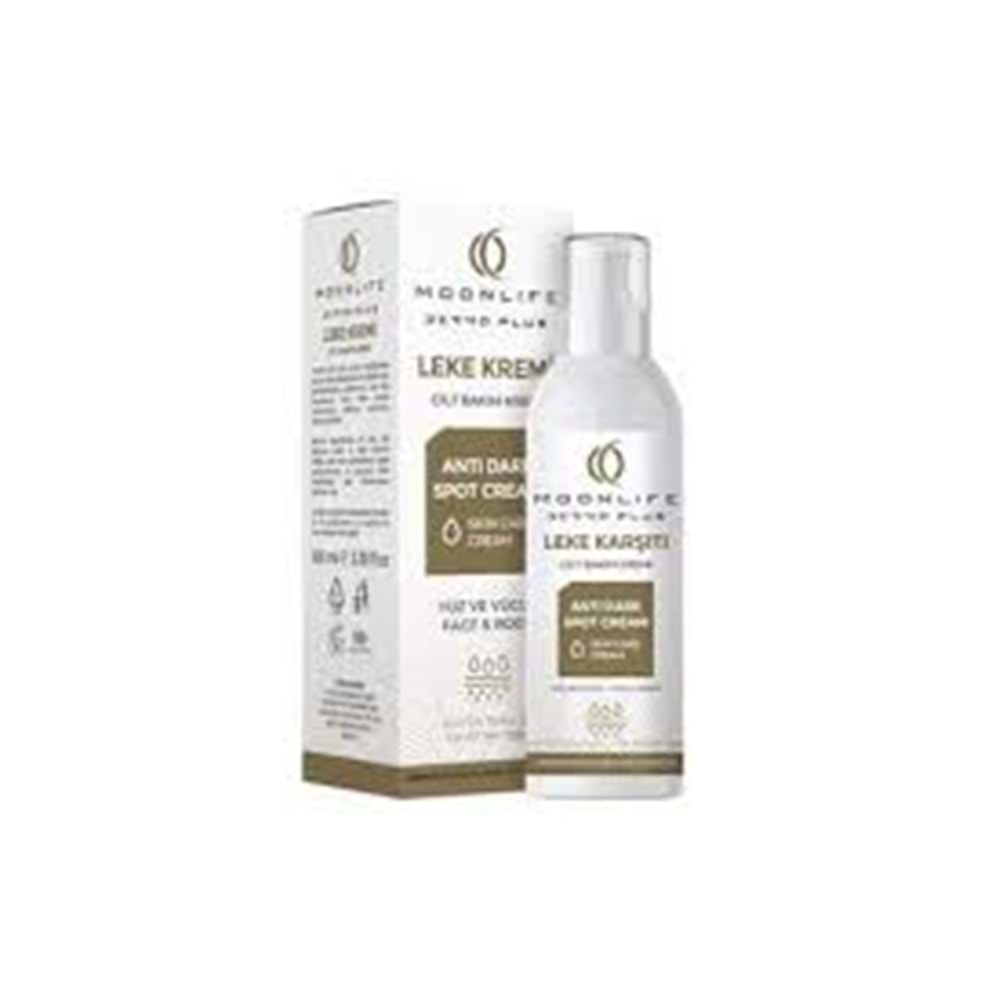 MOON LİFE DERMO PLUS LEKE KREMİ 100 ML ( CİLT BAKIM KREMİ ) YÜZ VE VÜCUT