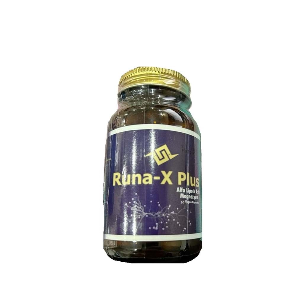RUNA - X PLUS 30 KAPSÜL ALFA LİPOİK ASİT & MAGNEZYUM