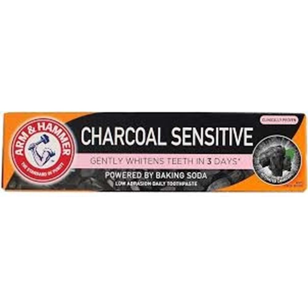 ARM & HAMMER CHARCOAL SENSİTİVE DİŞ MACUNU 75 ML