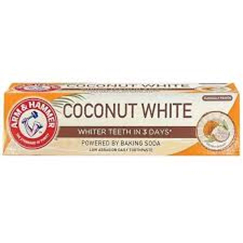 ARM & HAMMER COCONUT WHİTE DİŞ MACUNU 75 ML