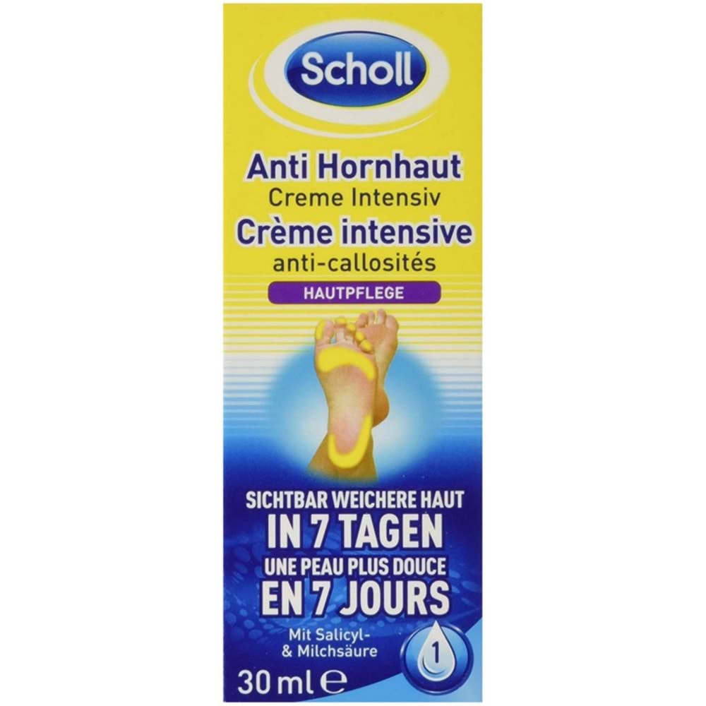 SCHOLL ANTI HORNHAUT CREME INSENTIVE 30 ML