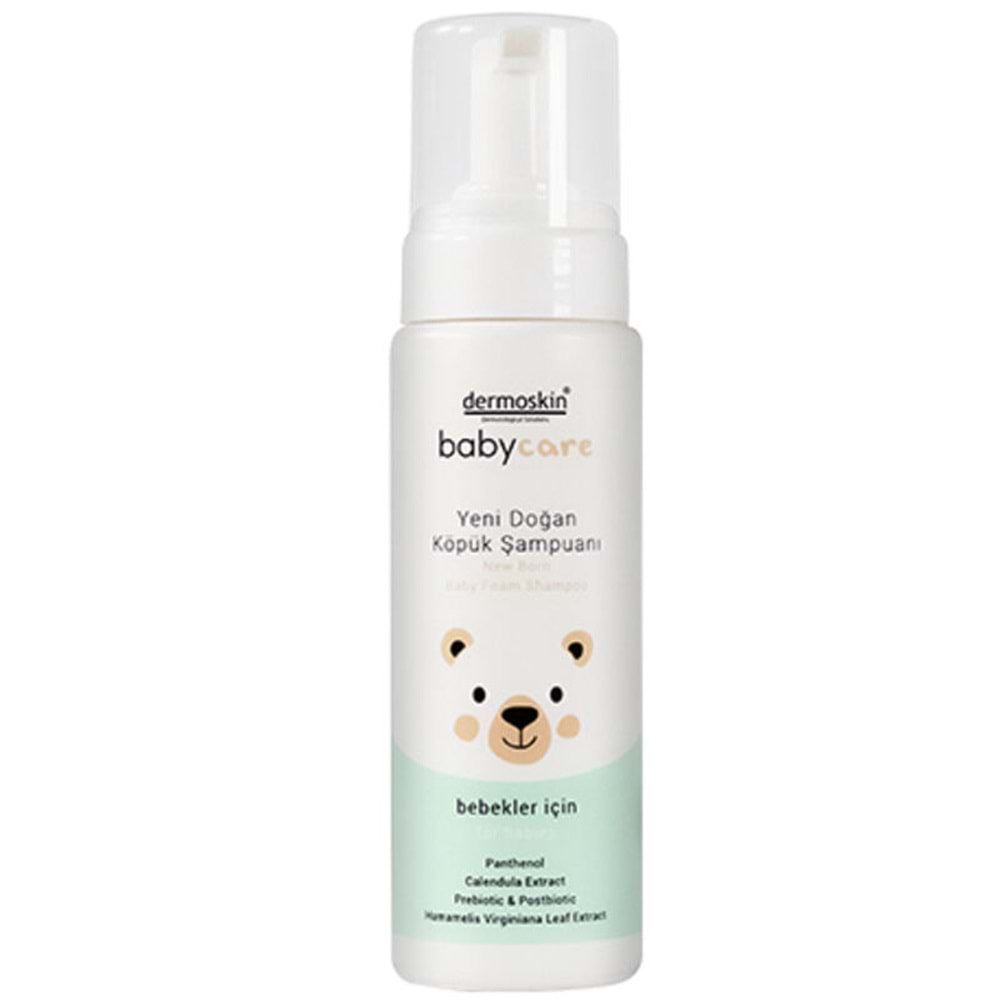 DERMOSKİN BABYCARE YENİ DOĞAN KÖPÜK ŞAMPUANI 200 ML