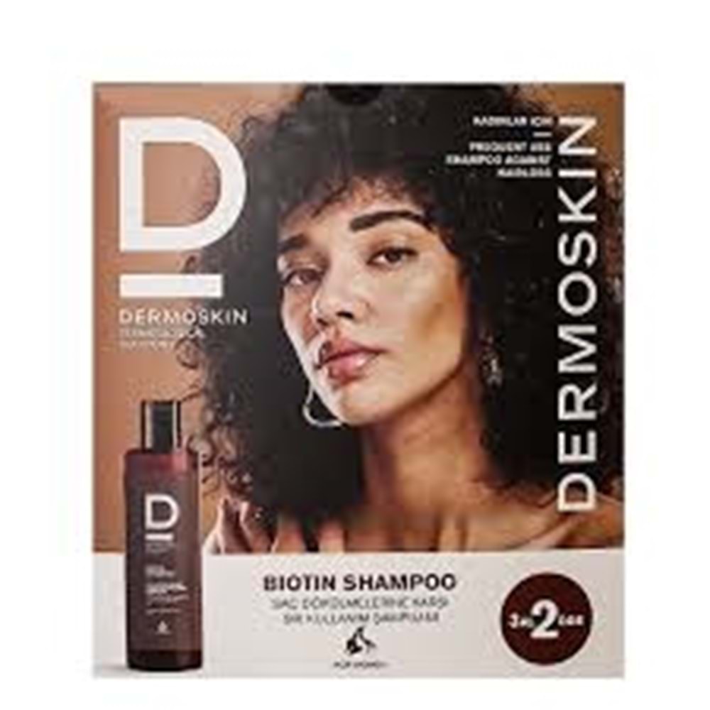 DERMOSKİN BİOTİN ŞAMPUAN 3 AL 2 ÖDE KADINLARA ÖZEL 200 ML