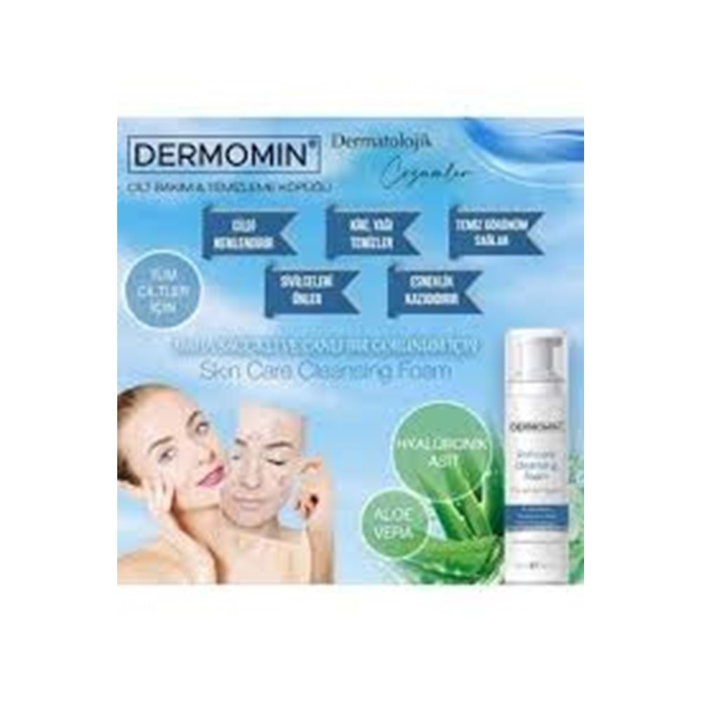 DERMOMİN CİLT BAKIM & TEMİZLEME KÖPÜĞÜ 150 ML