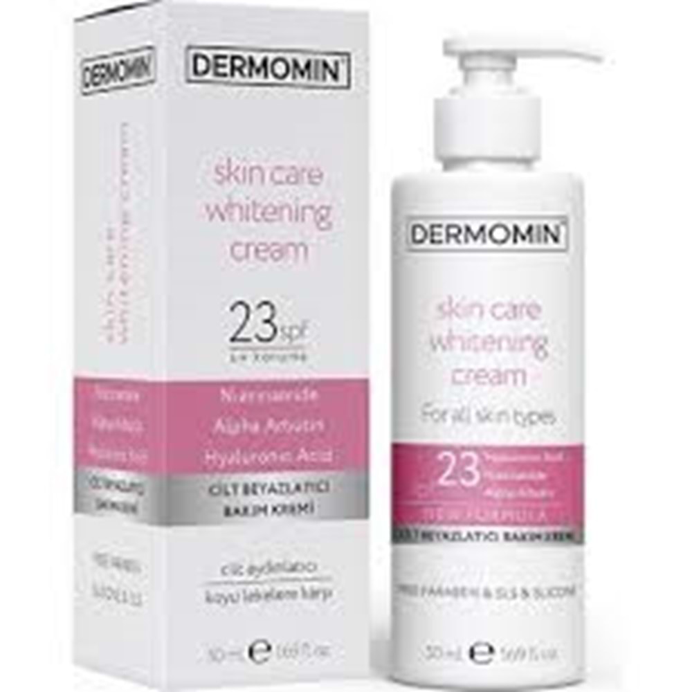 DERMOMİN BEYAZLATICI BAKIM KREMİ 23 SPF 50 ML
