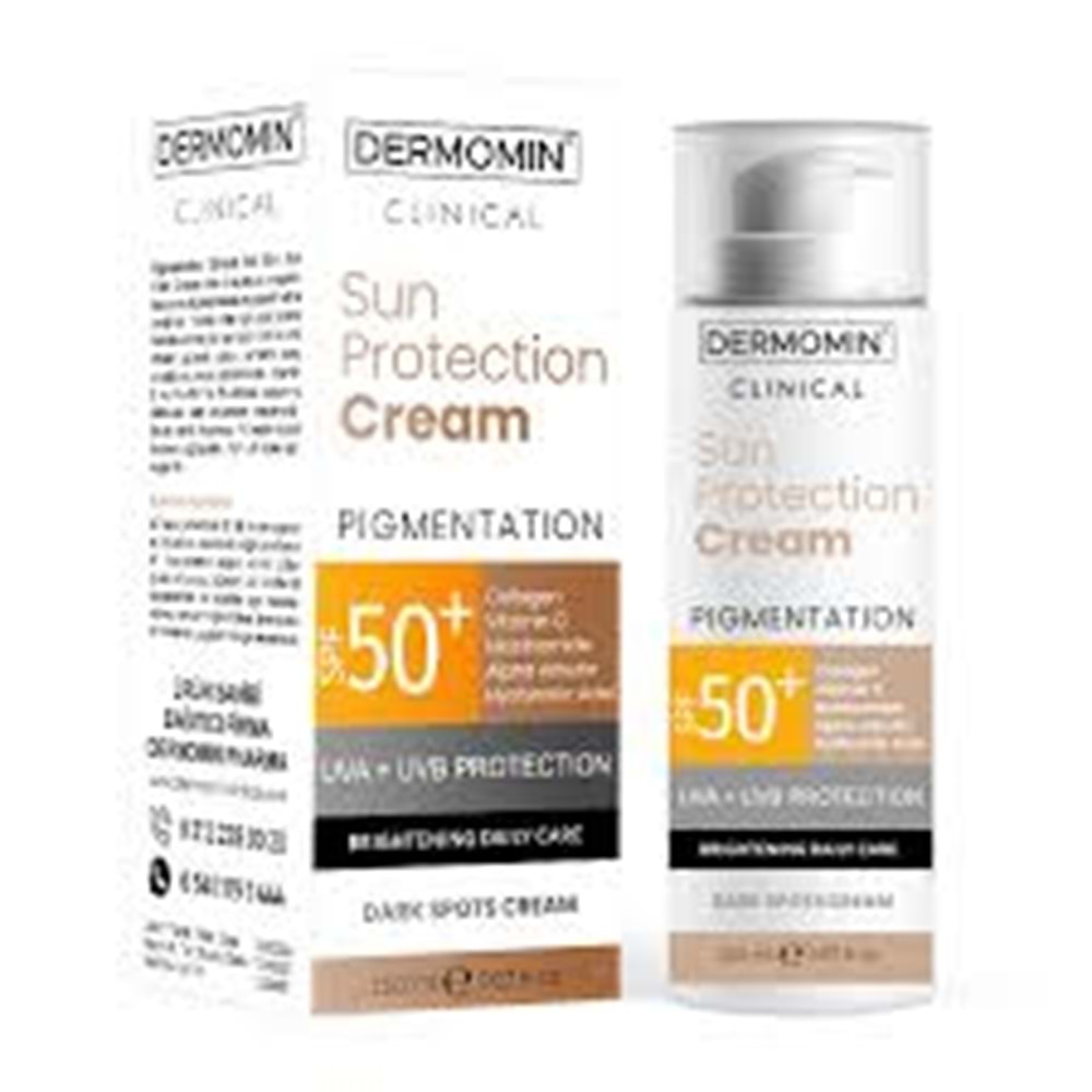 DERMOMİN PİGMENTONE GÜNEŞ KORUYUCU KREM SPF 50+ PİGMENT 150 ML