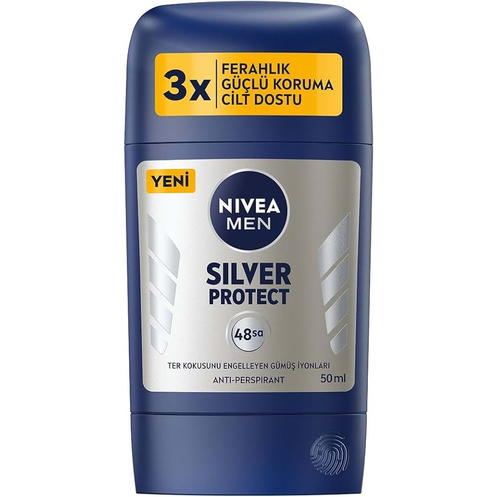 NİVEA DEODORANT STİCK 50 ML MEN SİLVER PROTECT