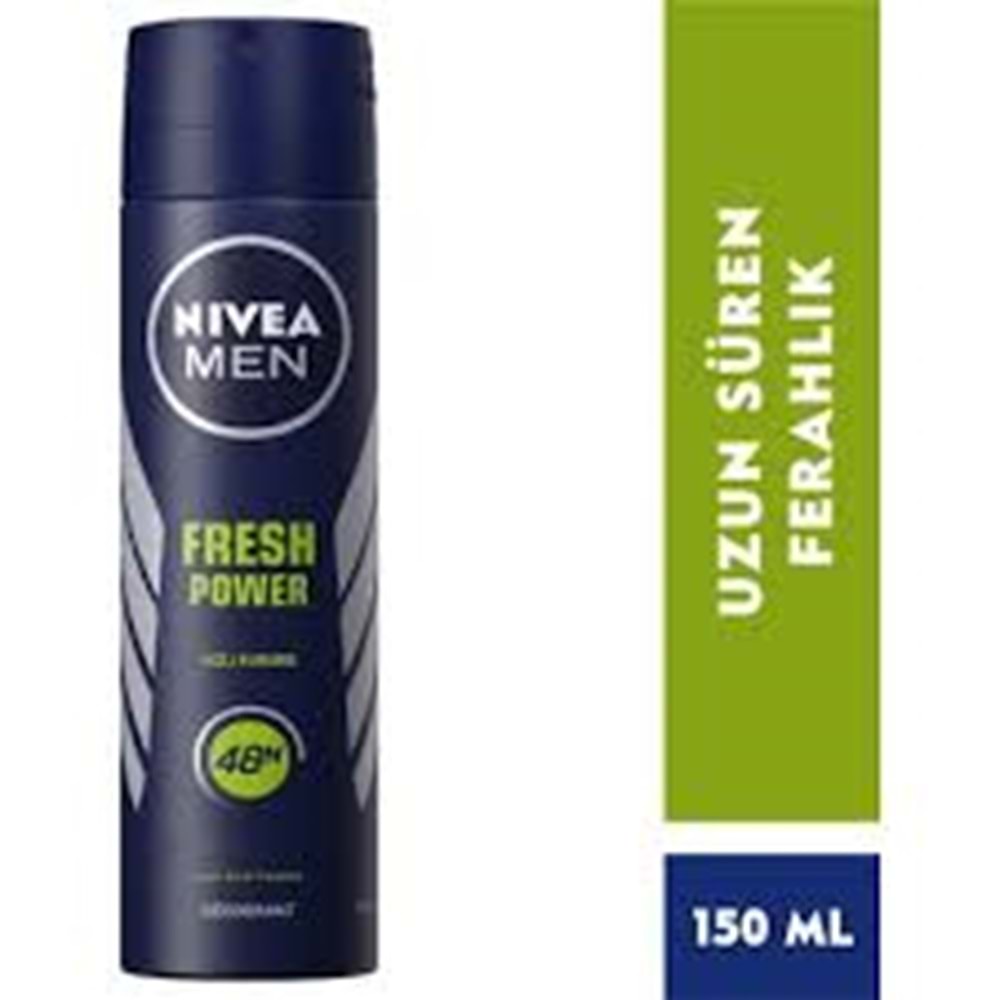 NİVEA MEN DEODORANT FRESH POWER