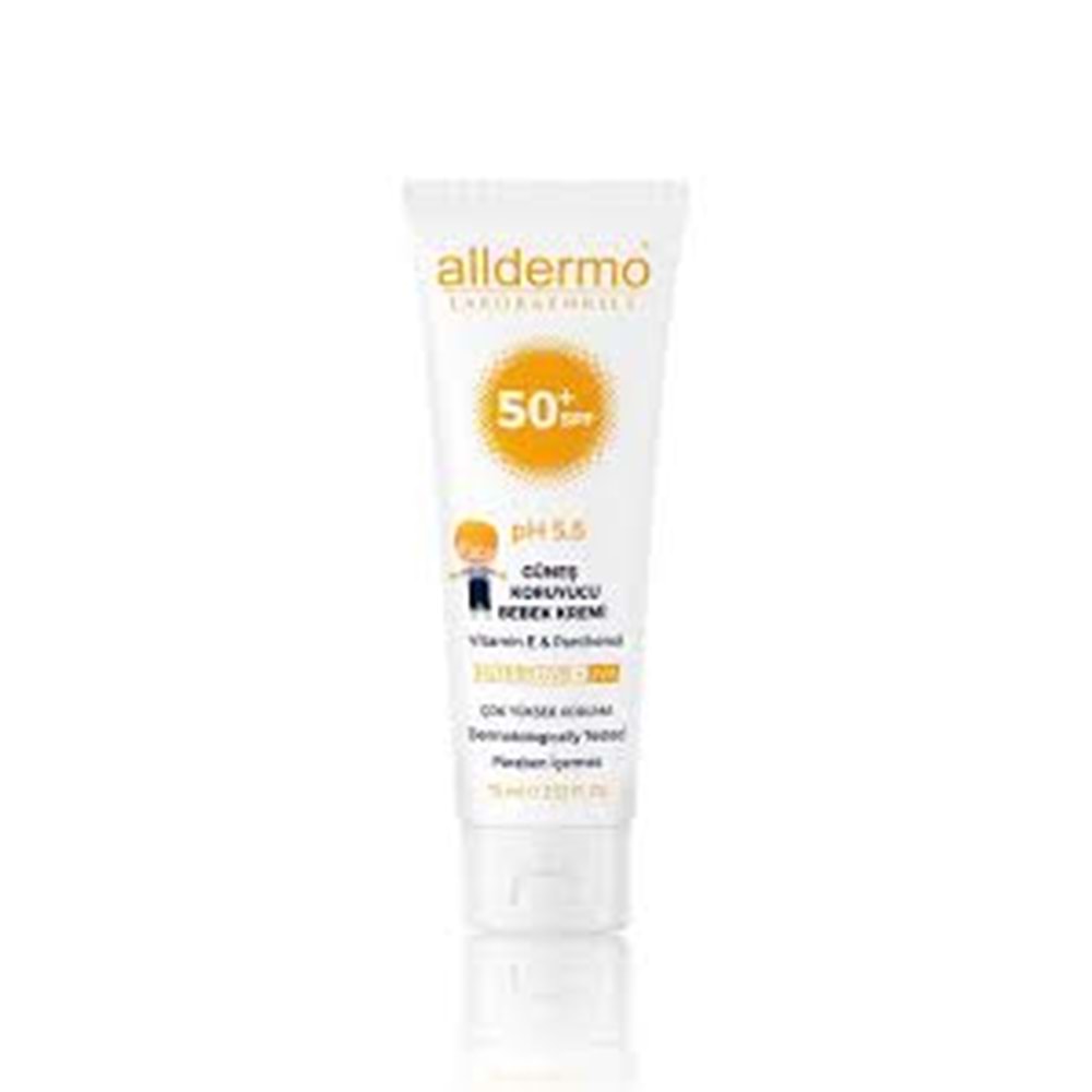 ALLDERMO BABY GÜNEŞ KREMİ SPF 50+ 75 ML ( ÇOCUK )