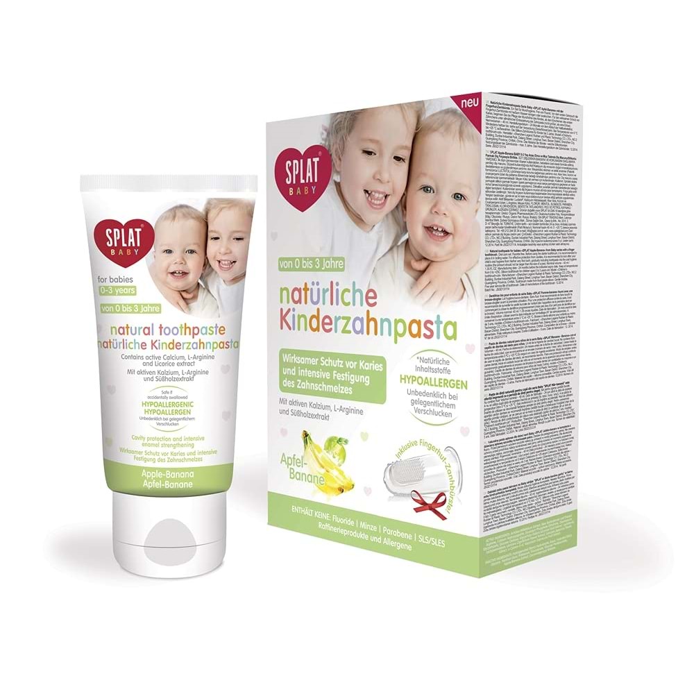 SPLAT BABY APPLE-BANANA DİŞ MACUN 40 ML 0+3YAŞ