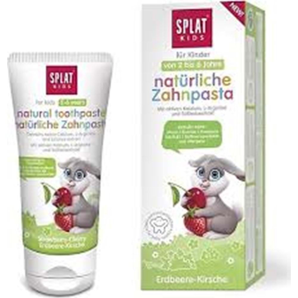 SPLAT KİDS WİLD STAWBERRY CHERRY DİŞ MACUNU 50 ML 2+6 YAŞ