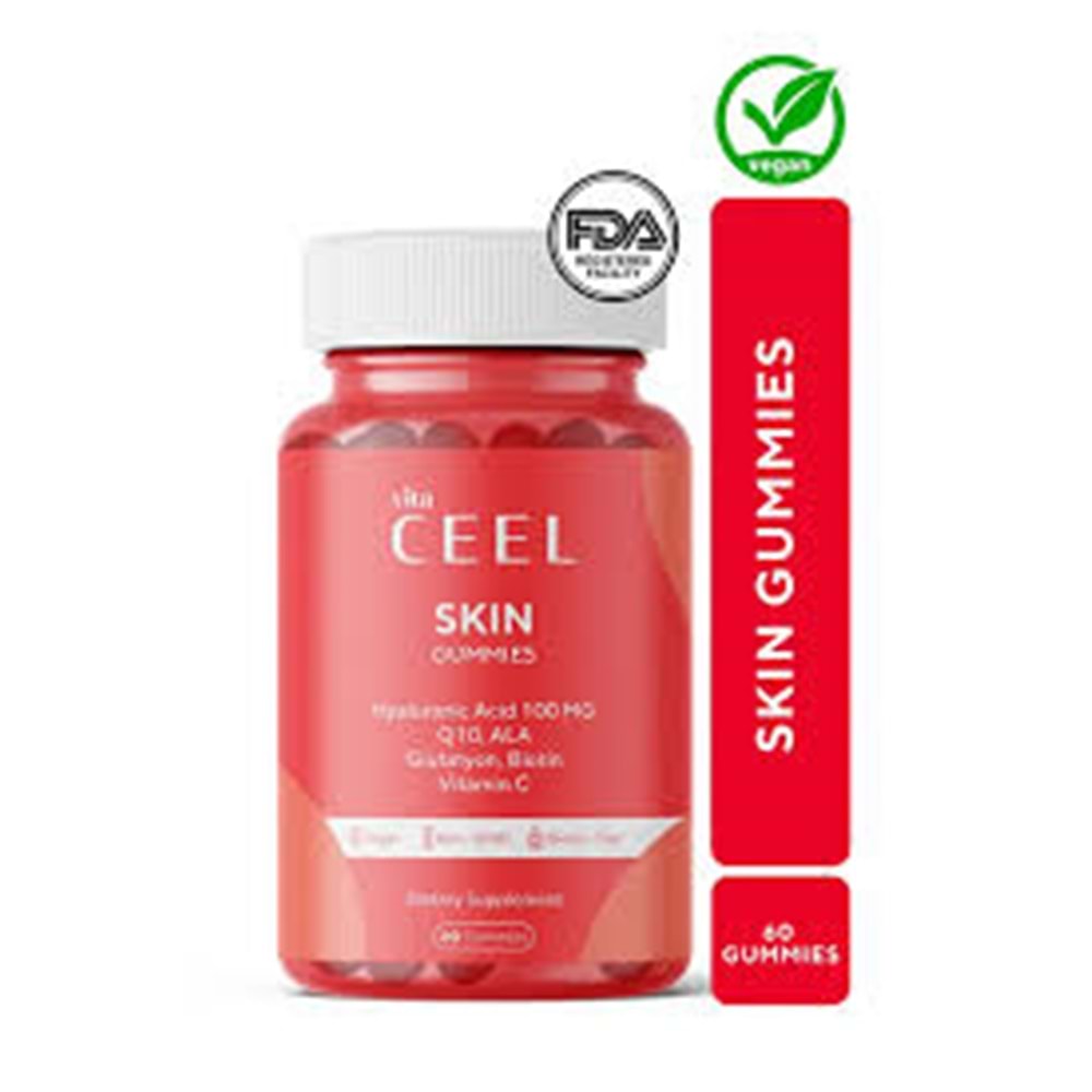 THE CEEL SKİN GUMMİES CİLT VİTAMİNİ 60 GUMMİES