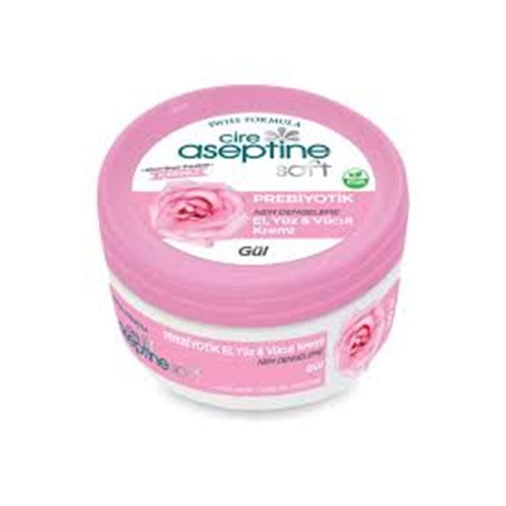 CİRE ASEPTİNE EL YÜZ VÜCUT KREMİ GÜL 300 ML
