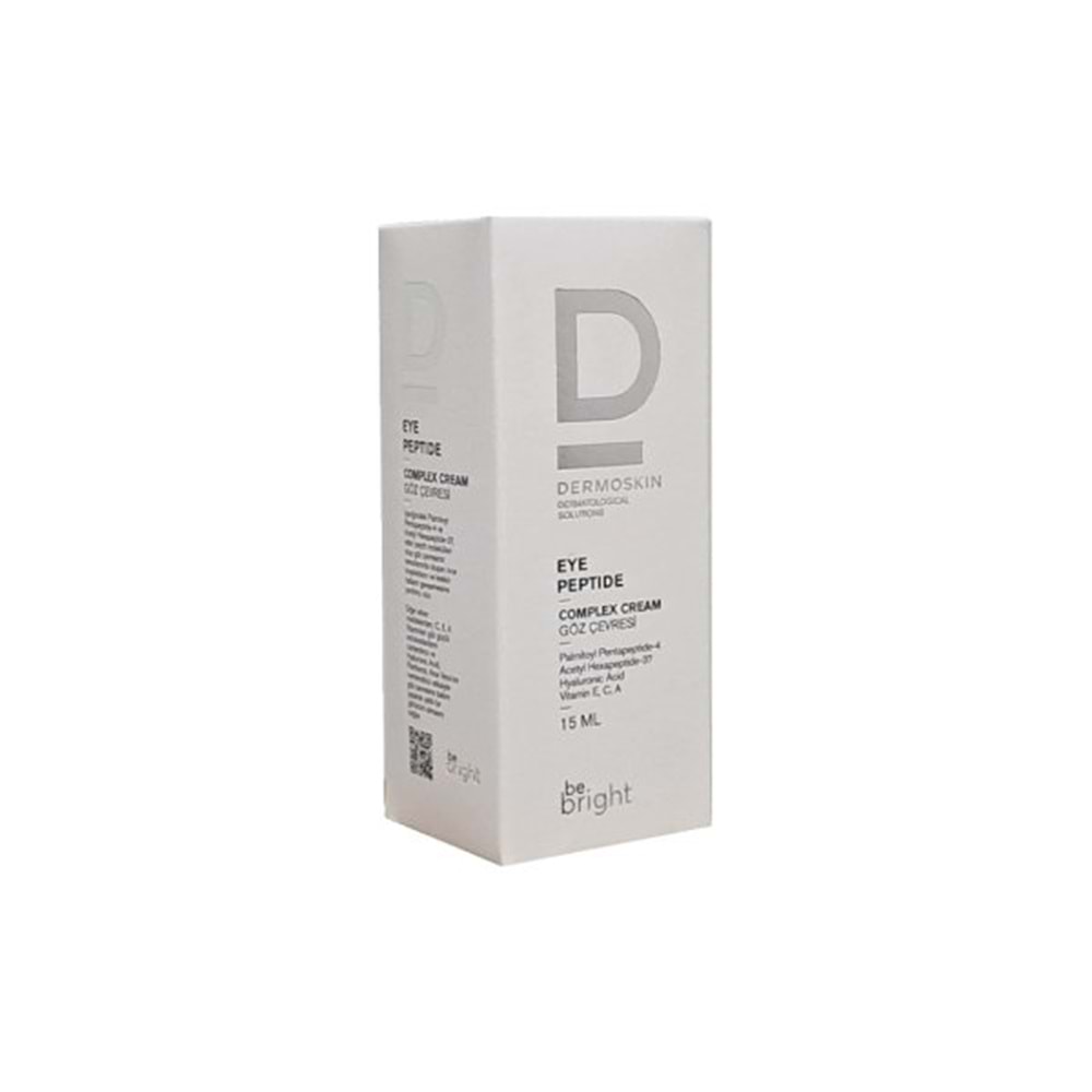 DERMOSKİN BE BRİGHT GÖZ ÇEVRESİ PEPTİT KOMPLEKS KREM 15 ML