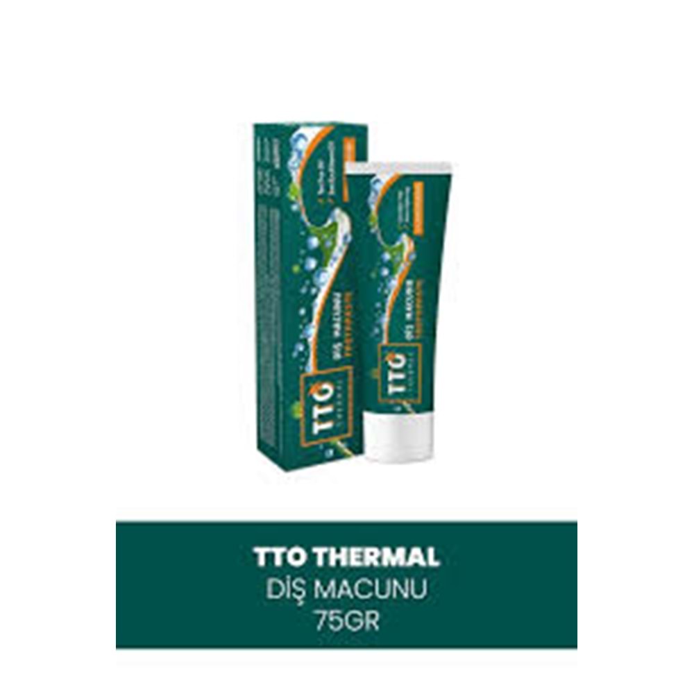 TTO THERMAL DİŞ MACUNU 75 ML ( BEYAZLATICI )
