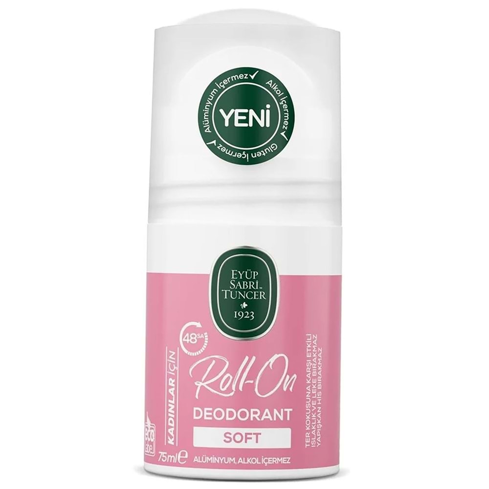 EYÜP SABRİ TUNC. ROLL ON DEODORANT 75 ML SOFT(KADIN)